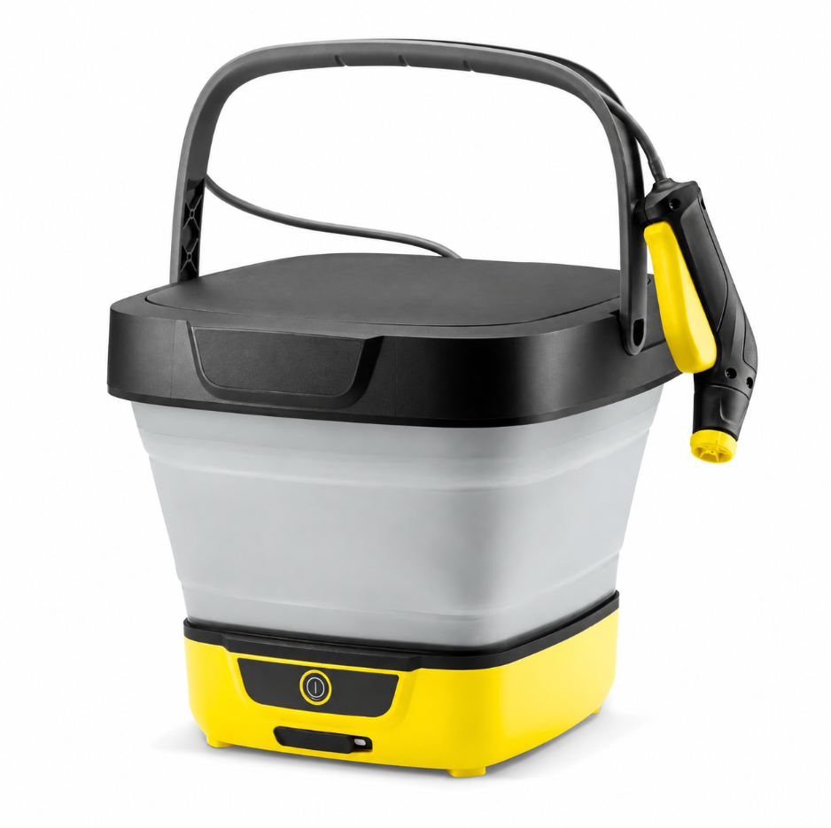 Foldable Mobile Outdoor Cleaner – Portable Cordless Water Spray System for Cars, Bikes, Pets & Outdoor Gear
