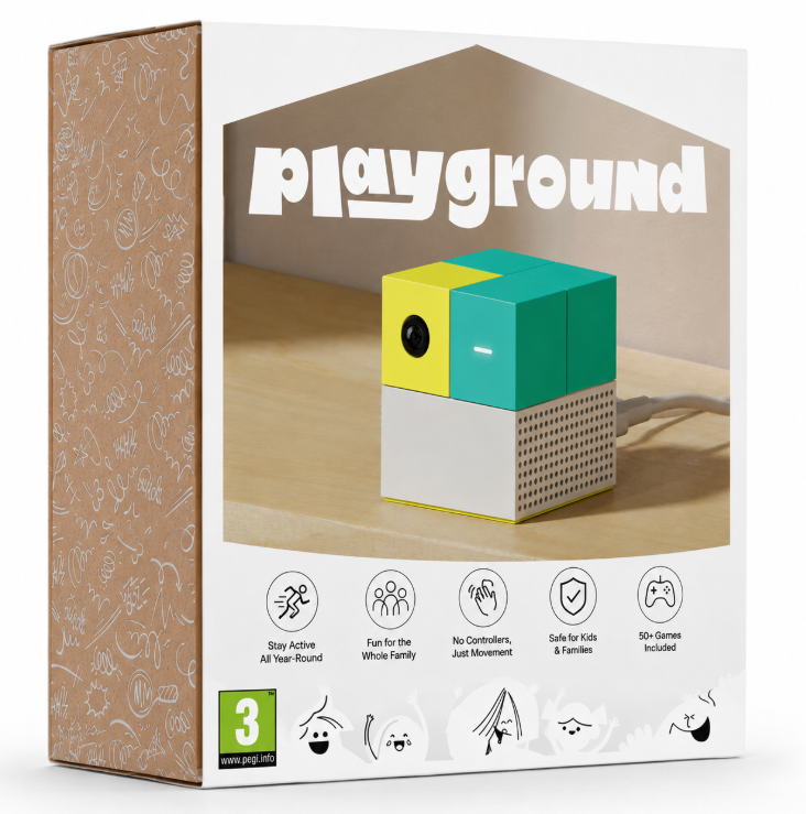 Active Motion Game Console for Kids & Families – Controller-Free Indoor Play System with Interactive Games