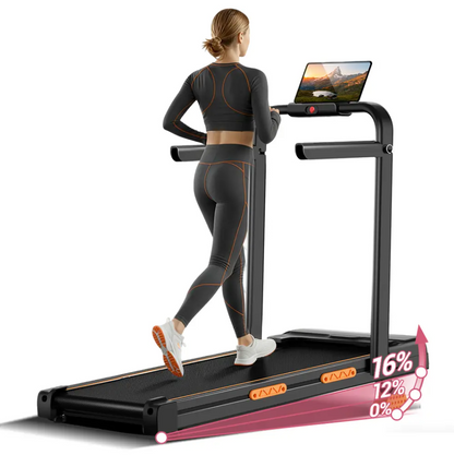 Compact Foldable Treadmill for Walking, Jogging & Running