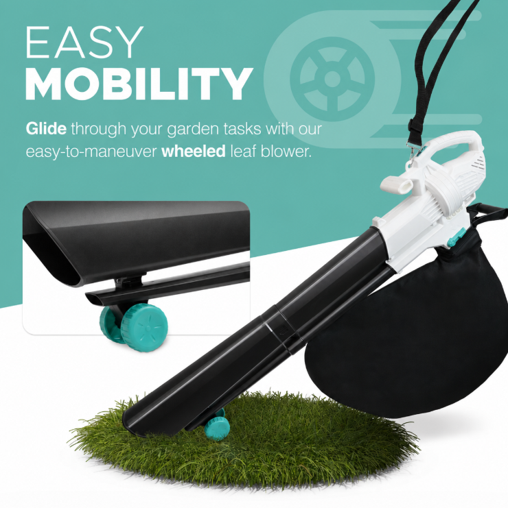 3-in-1 Electric Leaf Blower, Vacuum & Mulcher