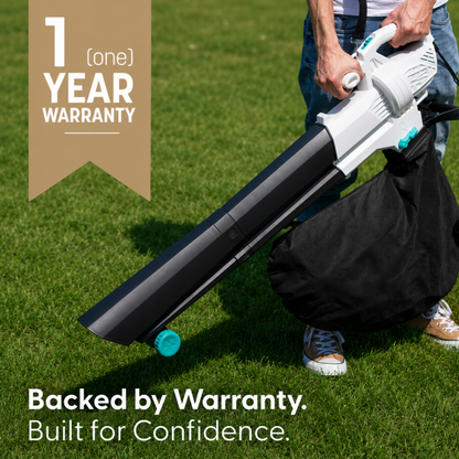 3-in-1 Electric Leaf Blower, Vacuum & Mulcher