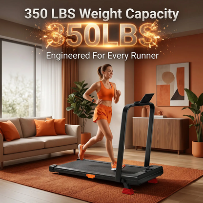 Compact Foldable Treadmill for Walking, Jogging & Running
