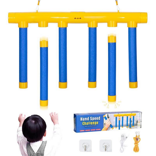 Reflex Drop Stick Game – Hand-Eye Coordination Trainer with Music & Adjustable Speed
